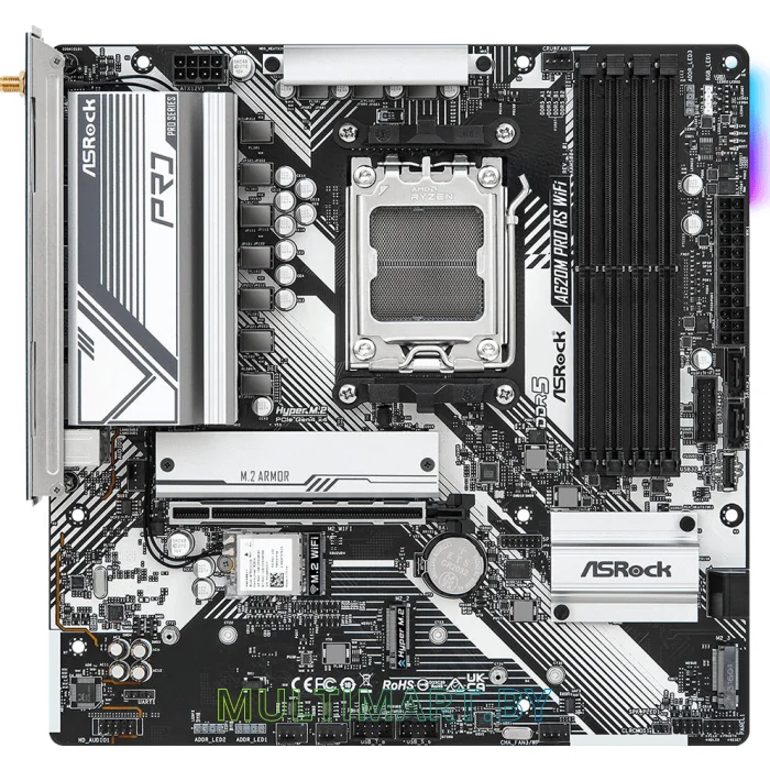 Материнская плата ASRock A620M Pro RS WiFi